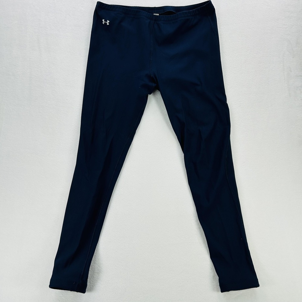 Under Armour Pants Youth XL Blue Compression Leggings Athletic Baselayer